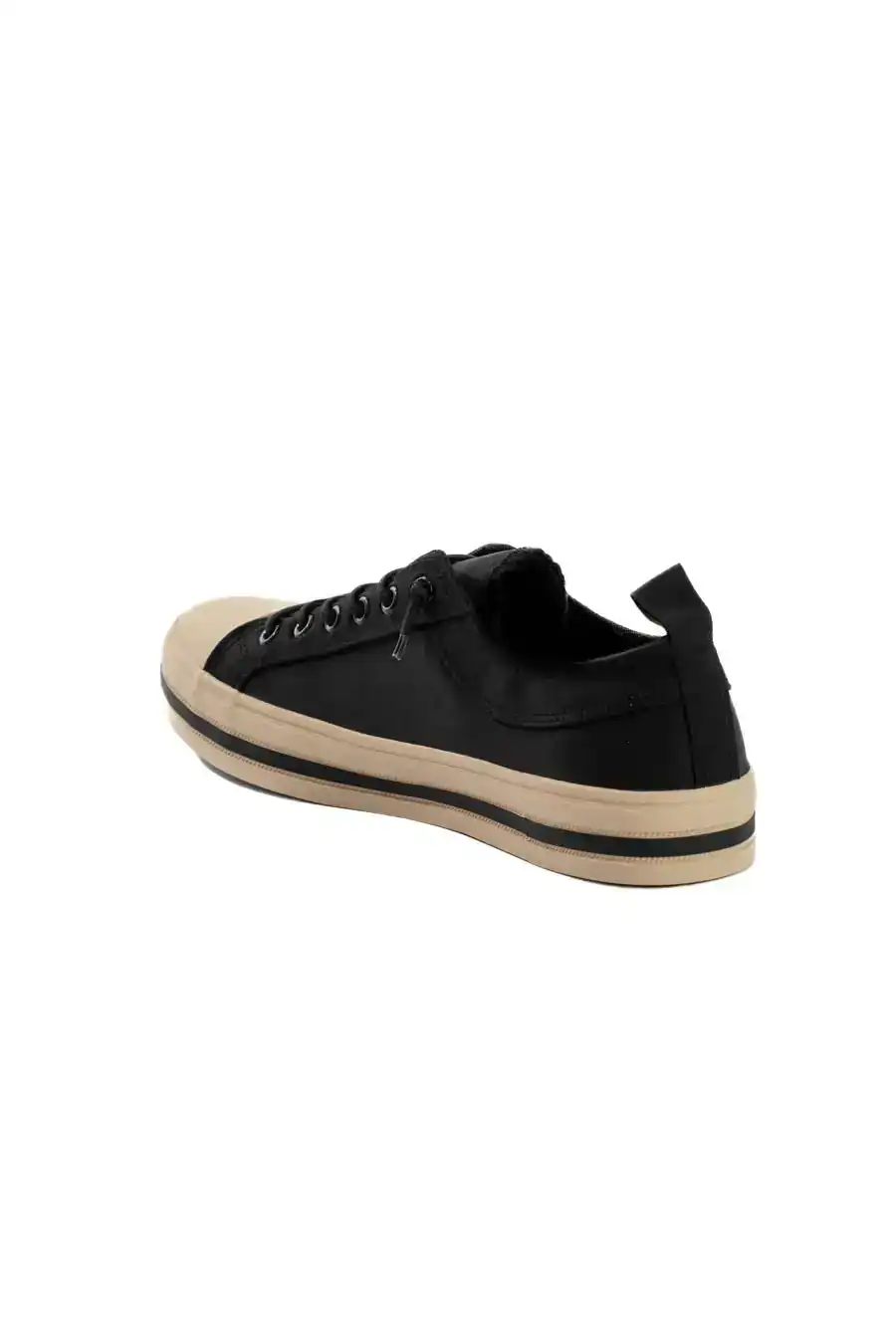 Casual Cloth Sneakers with Contrast Toe Cap - Image 4