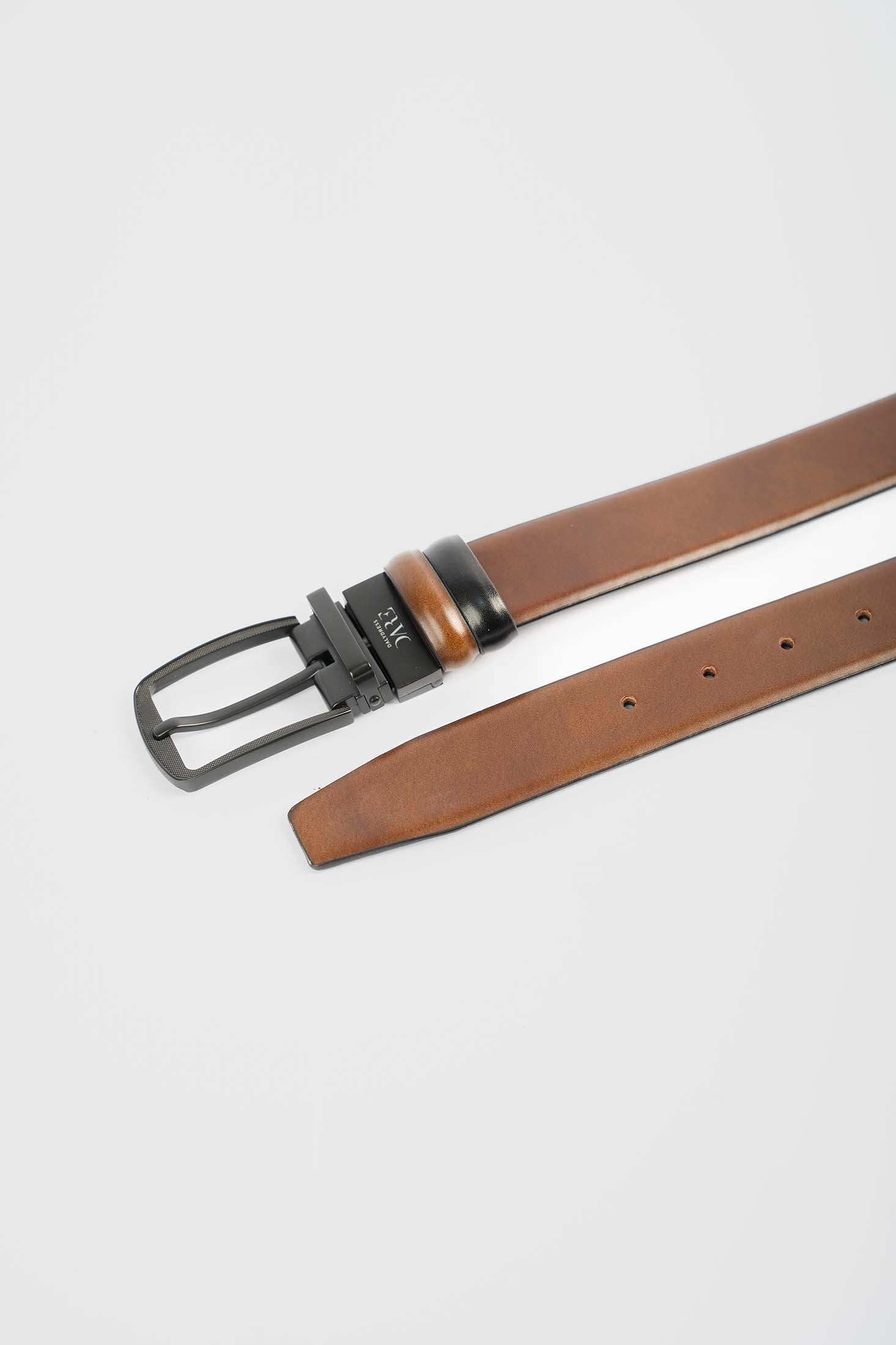 Premium Dual-Tone Reversible Leather Belt - Image 6