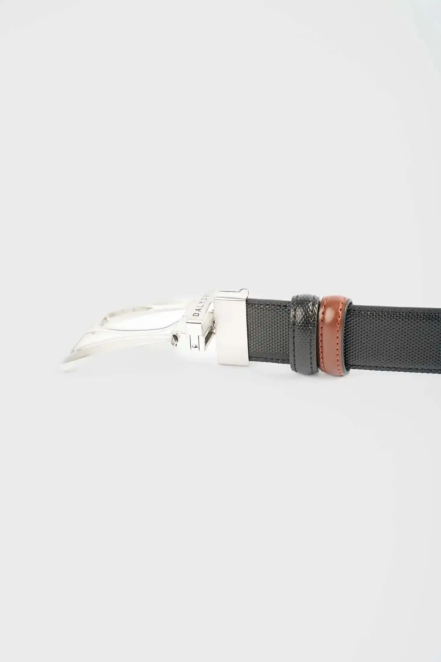 Premium Textured Reversible Leather Belt - Image 5