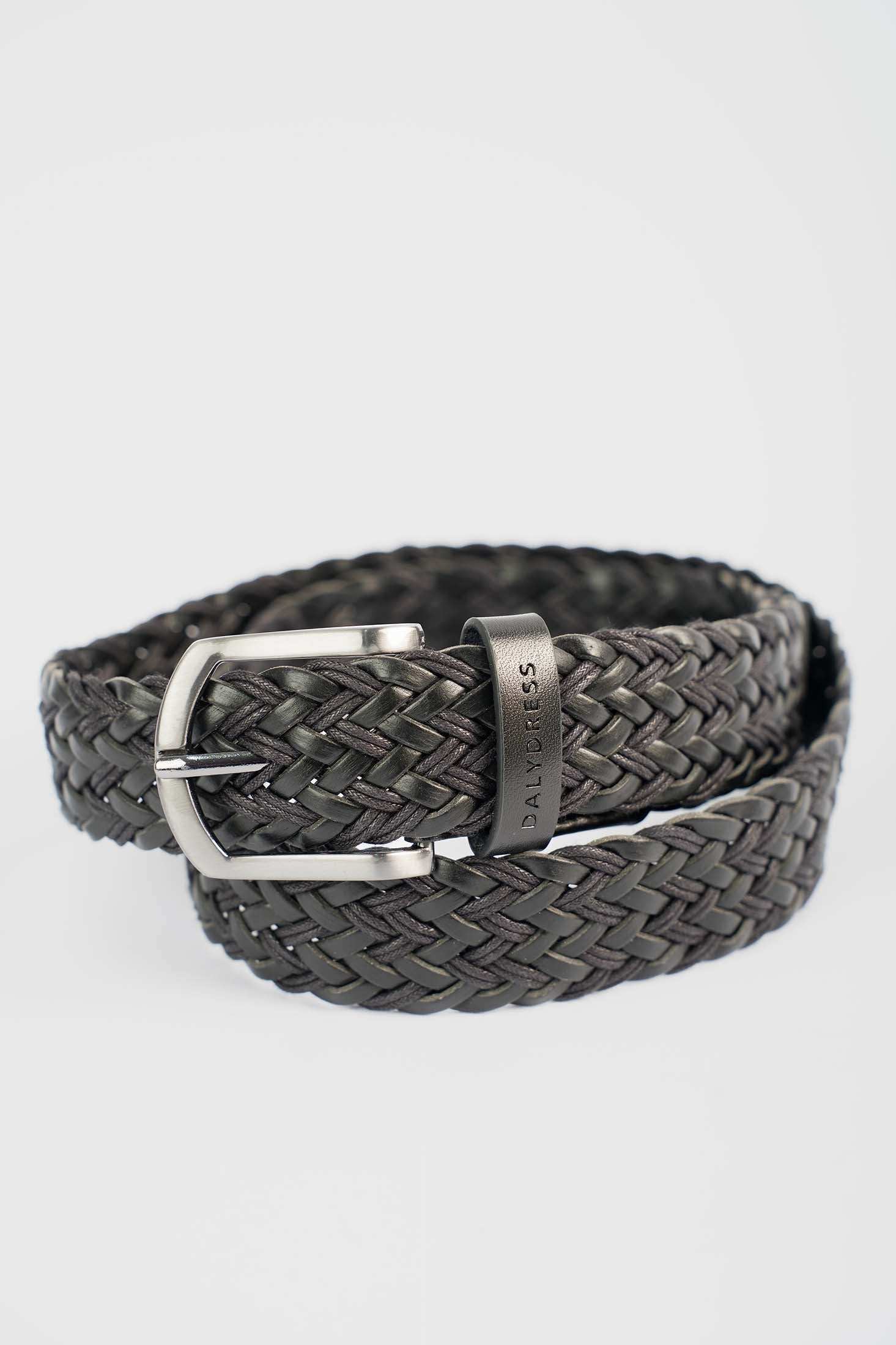 Woven Multi-Material Casual Belt - Image 3