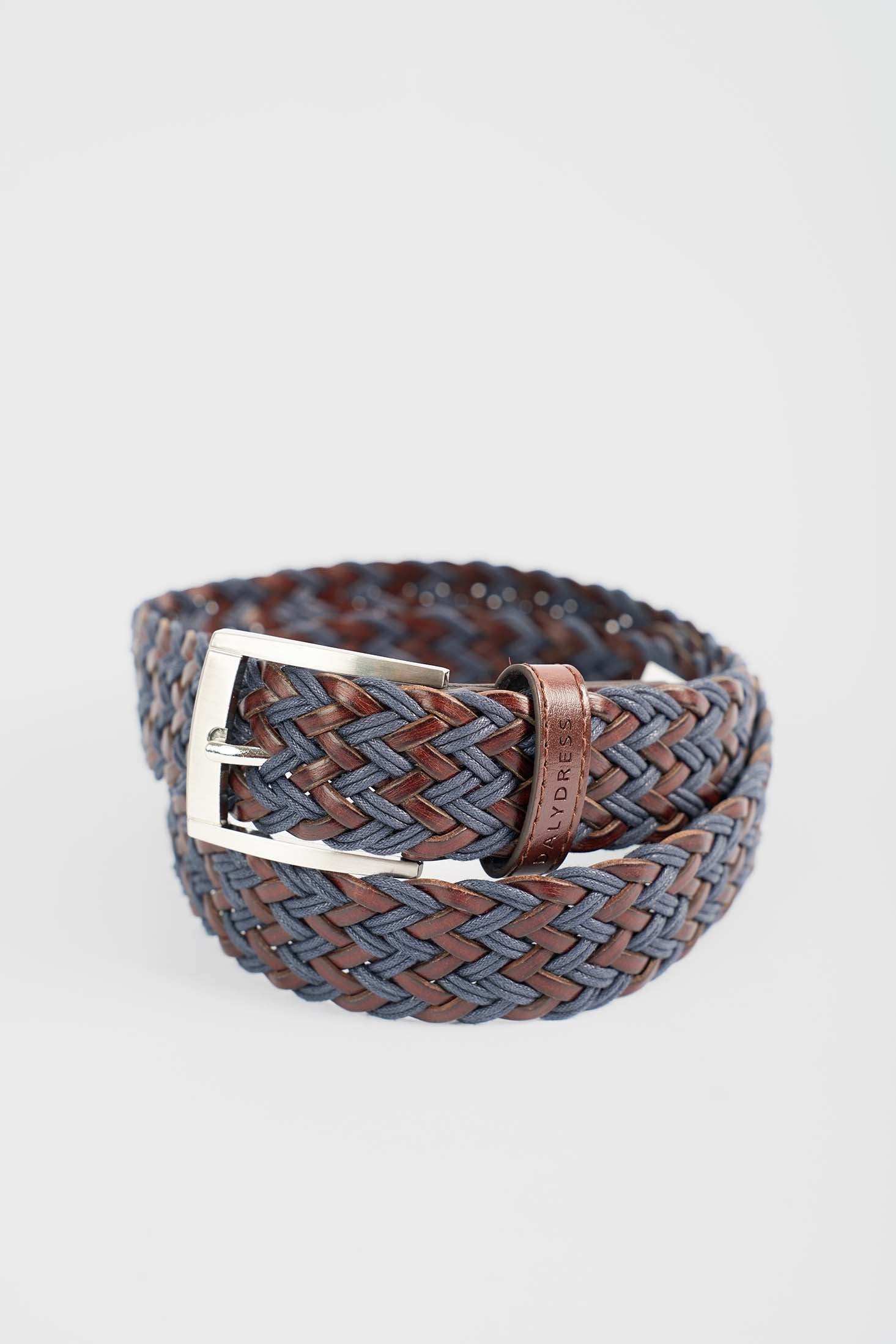 Woven Two-Tone Casual Belt - Image 3