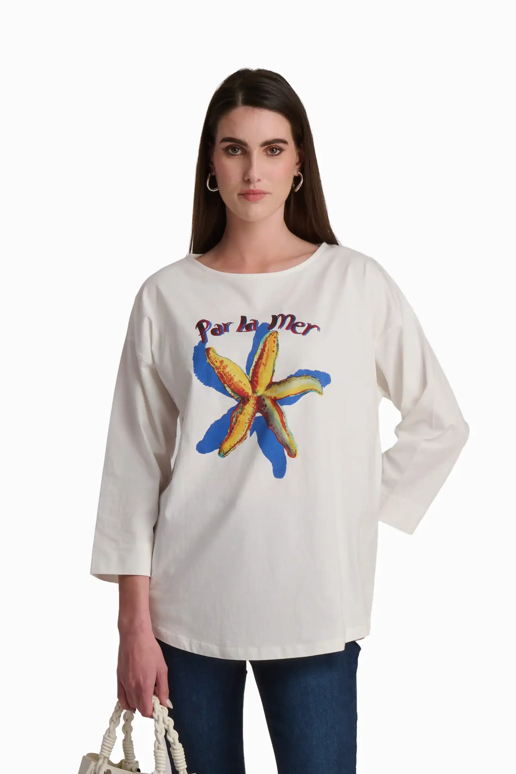 Starfish Print Jersey T-Shirt - Image 2