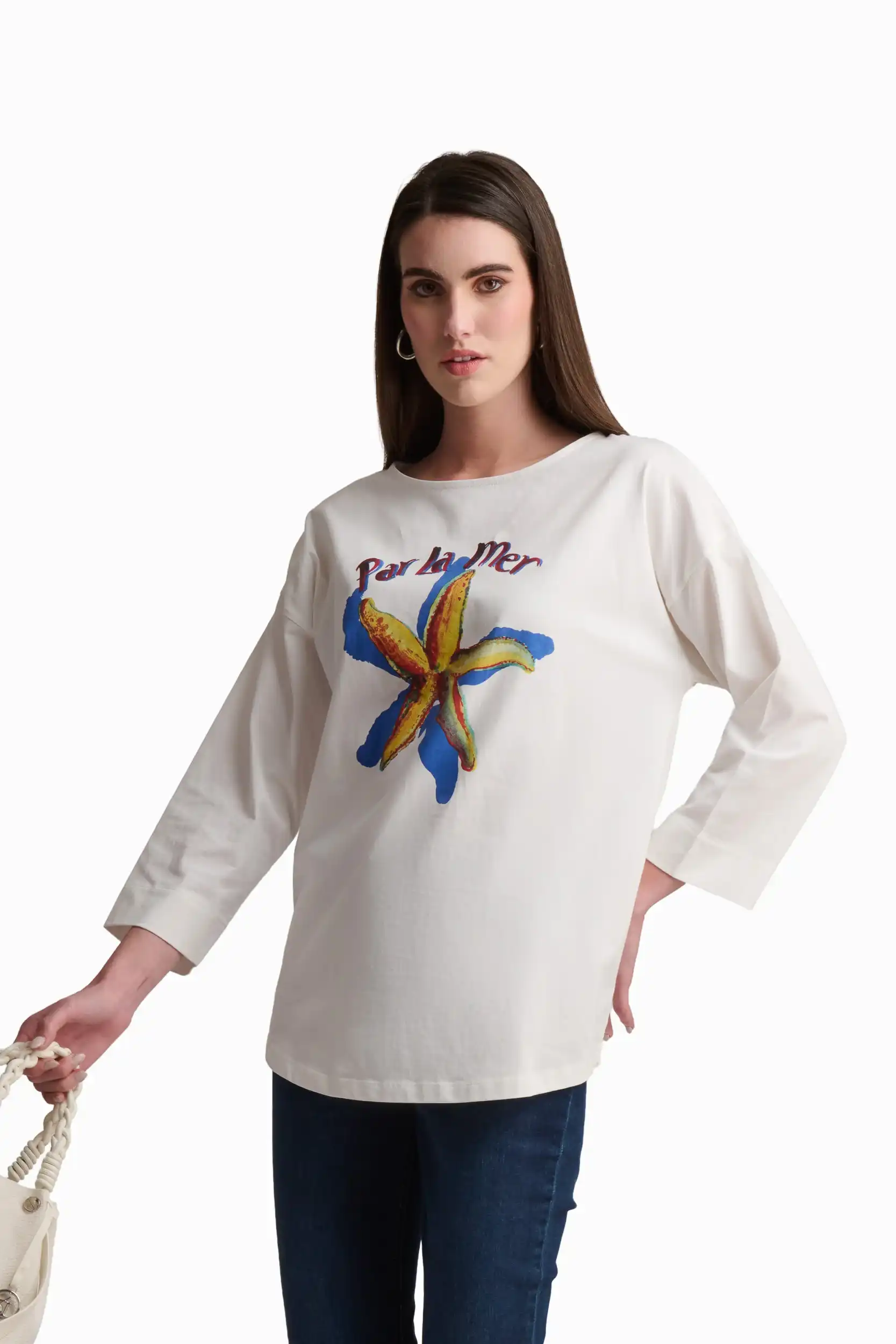 Starfish Print Jersey T-Shirt - Image 3