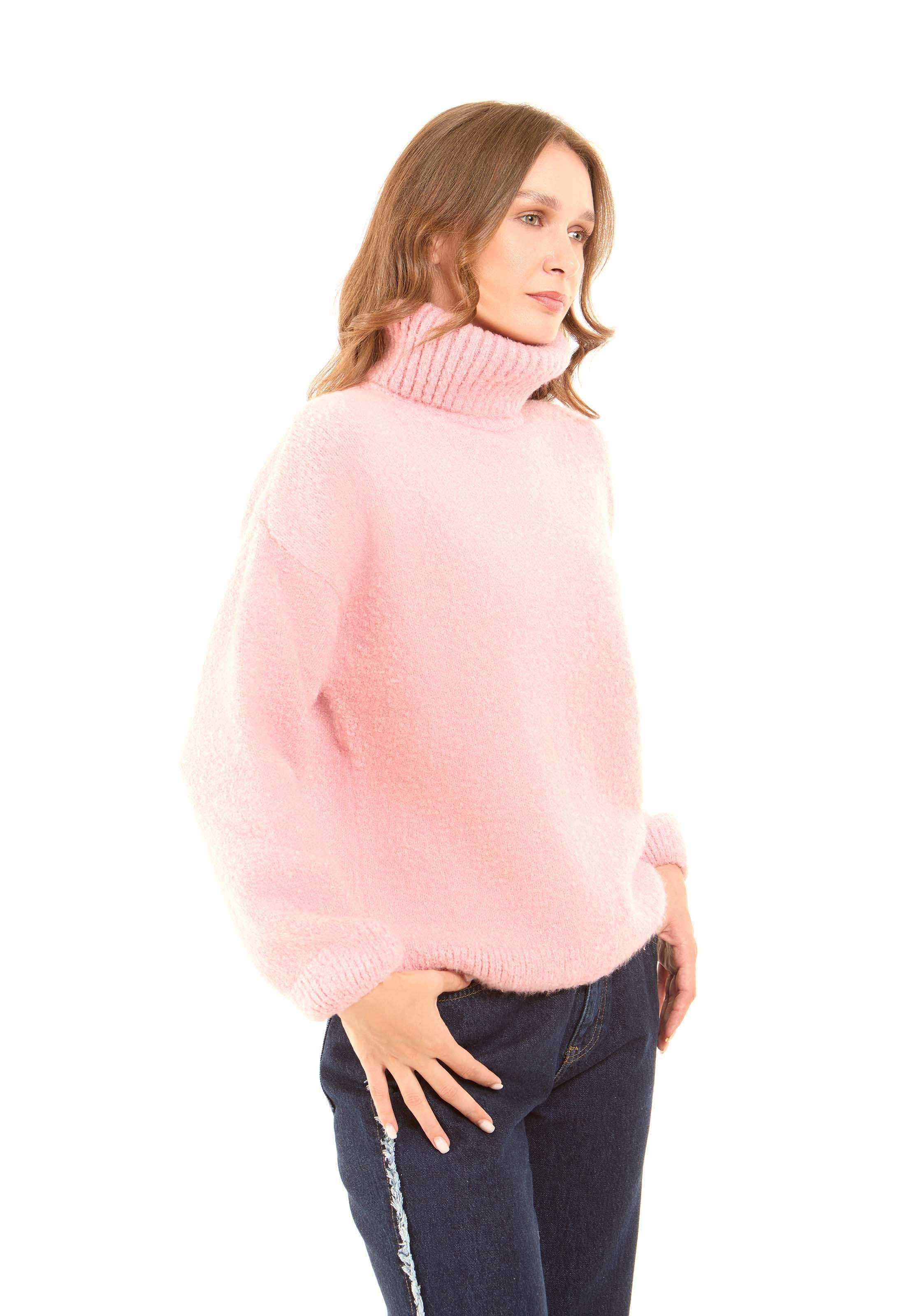 Chunky Turtle Neck Soft Cozy Pullover - Image 4