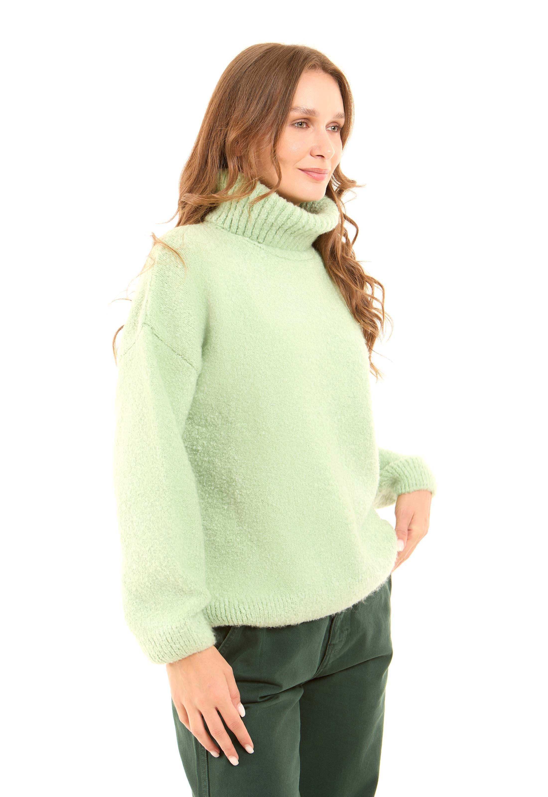 Chunky Turtle Neck Soft Cozy Pullover - Image 3