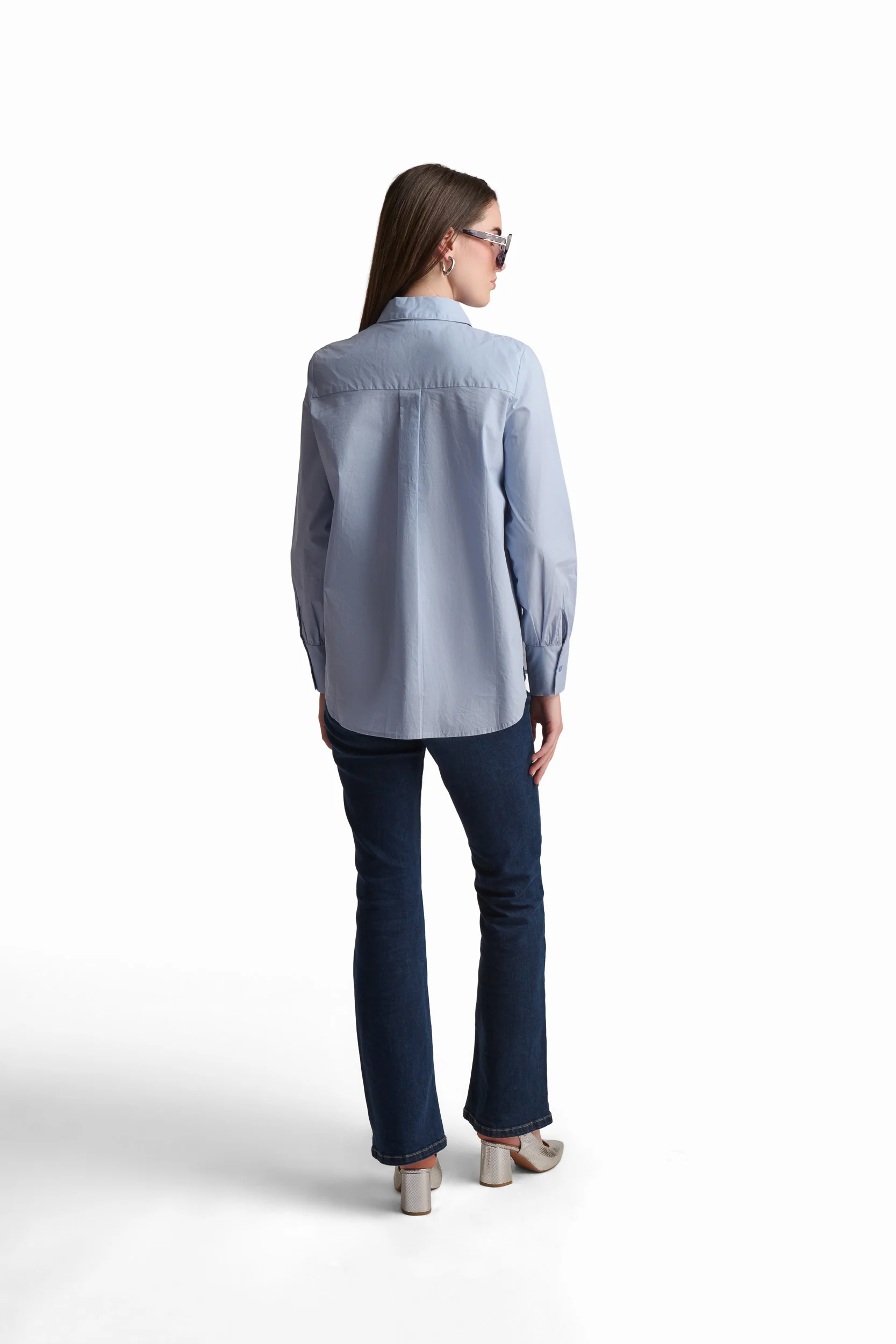 Blue Cotton Shirt - Image 5