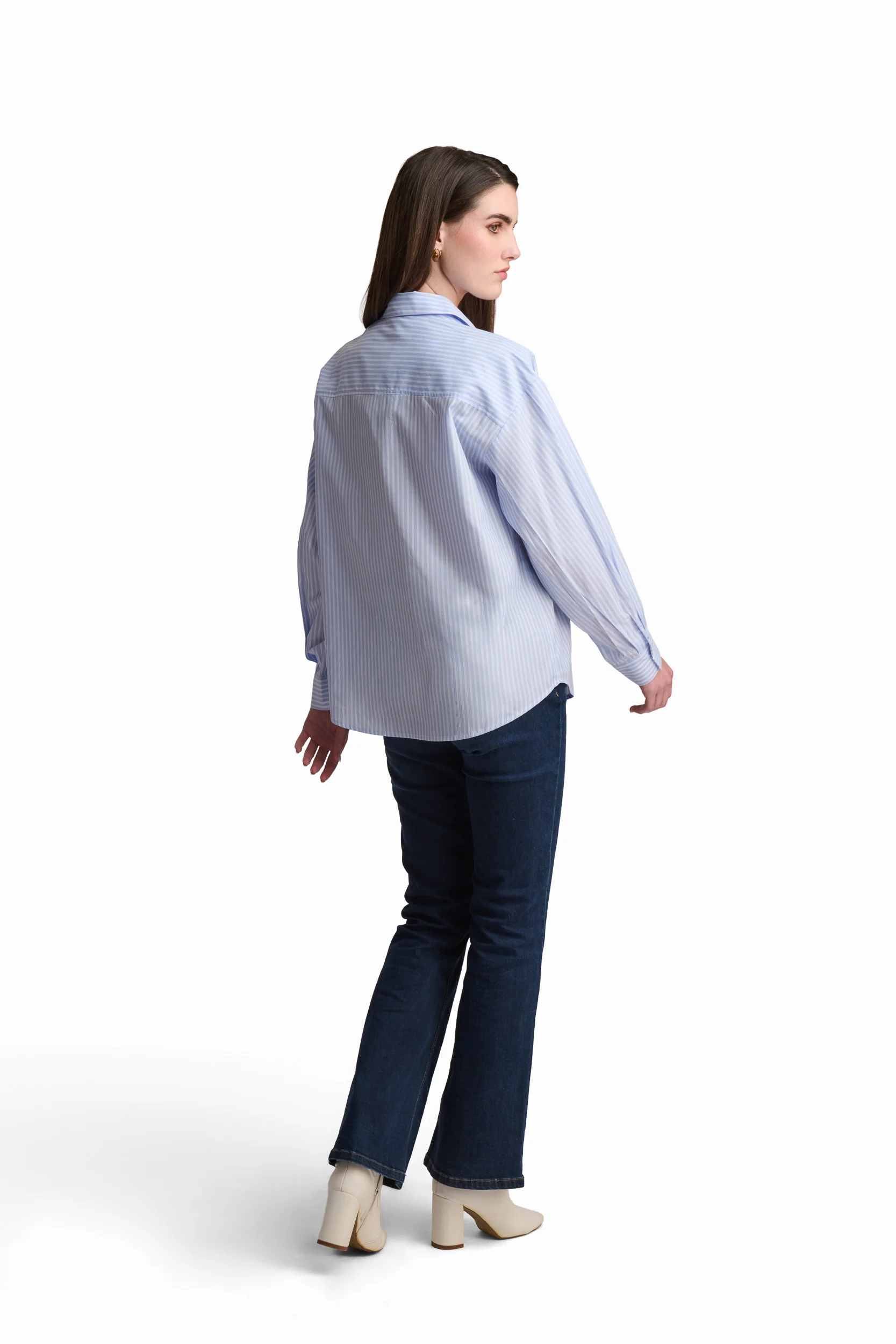 Embroidered Stripe Shirt - Image 3