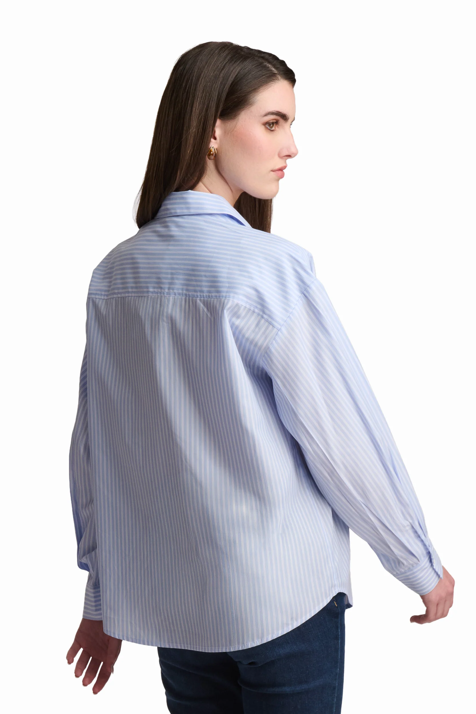 Embroidered Stripe Shirt - Image 4