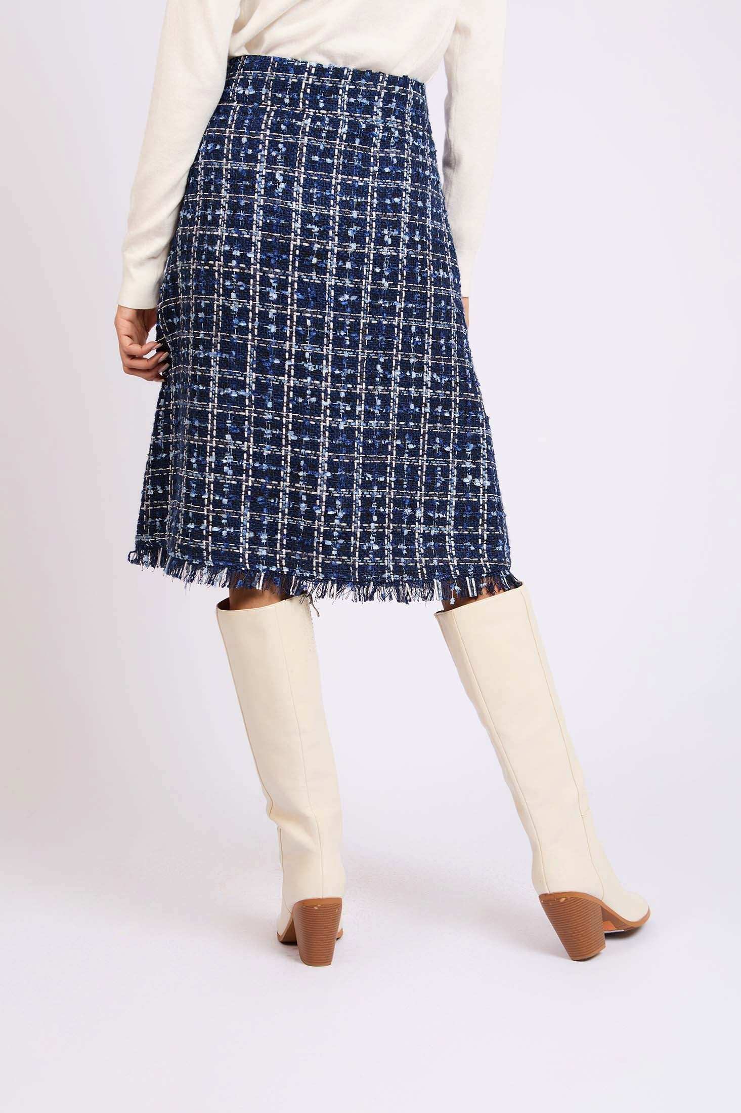 Women Regular Fit Skirt Blue - Image 4