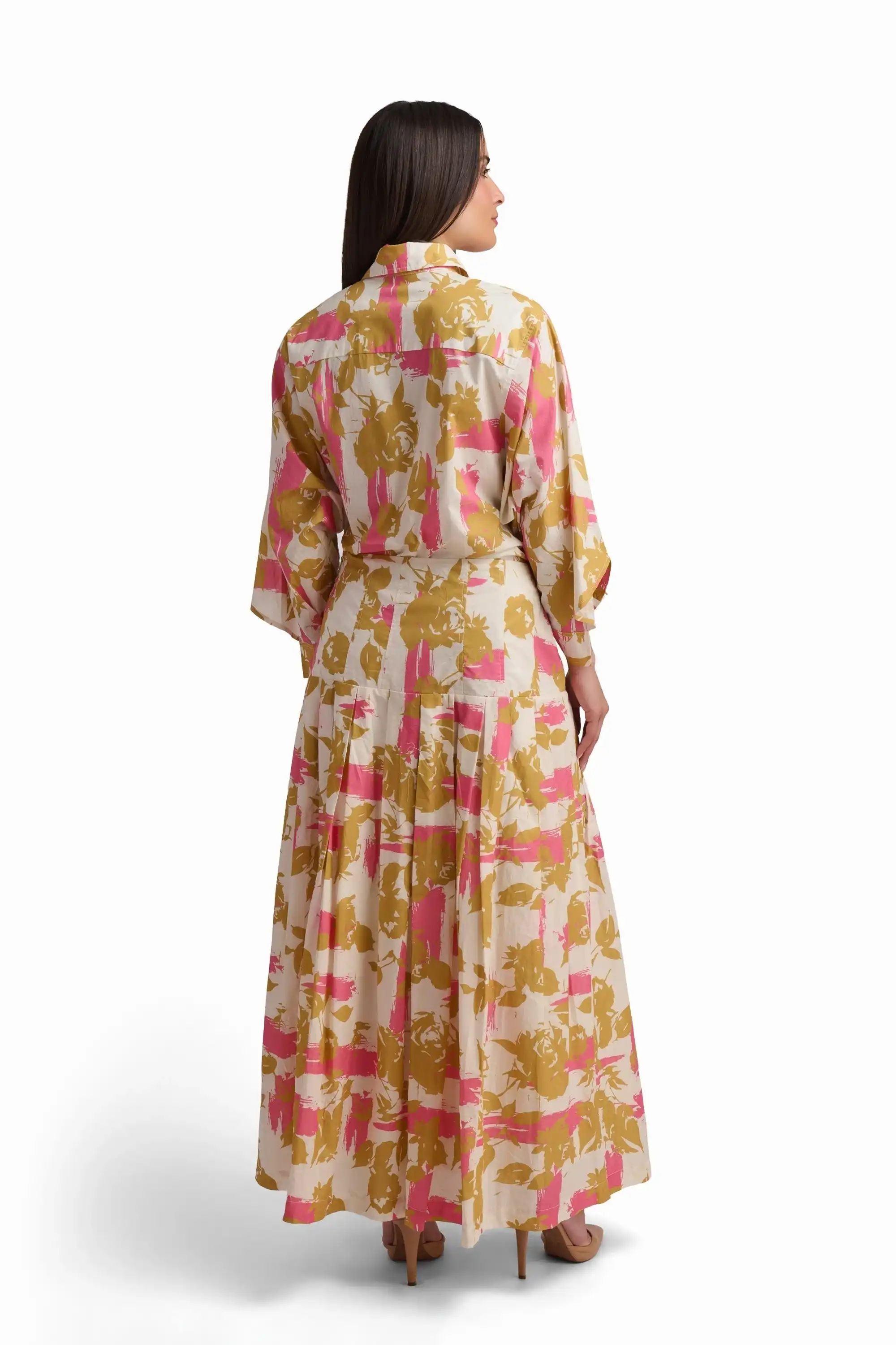 Golden Bloom Maxi Skirt - Image 5