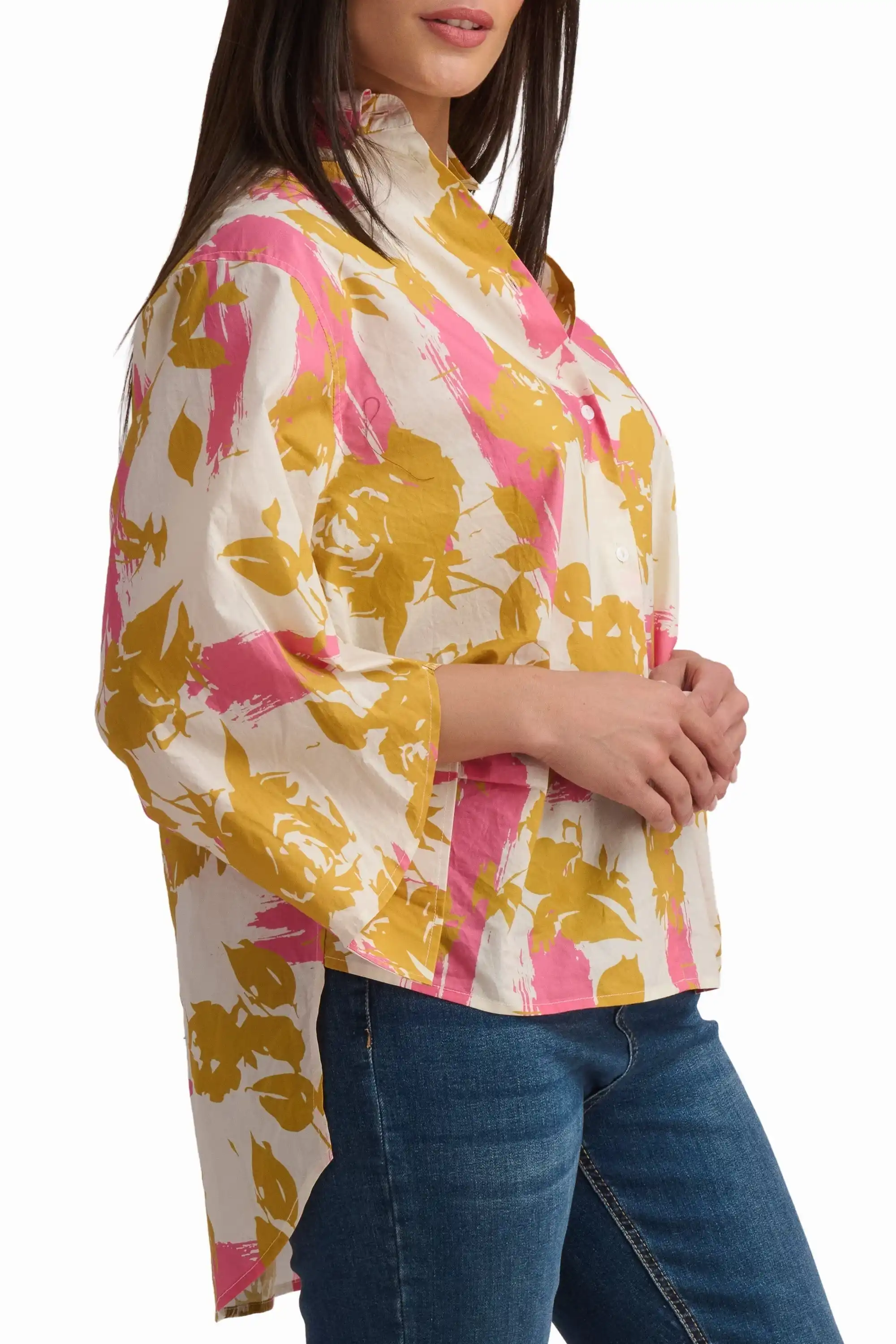 Golden Aura Cotton Shirt - Image 3