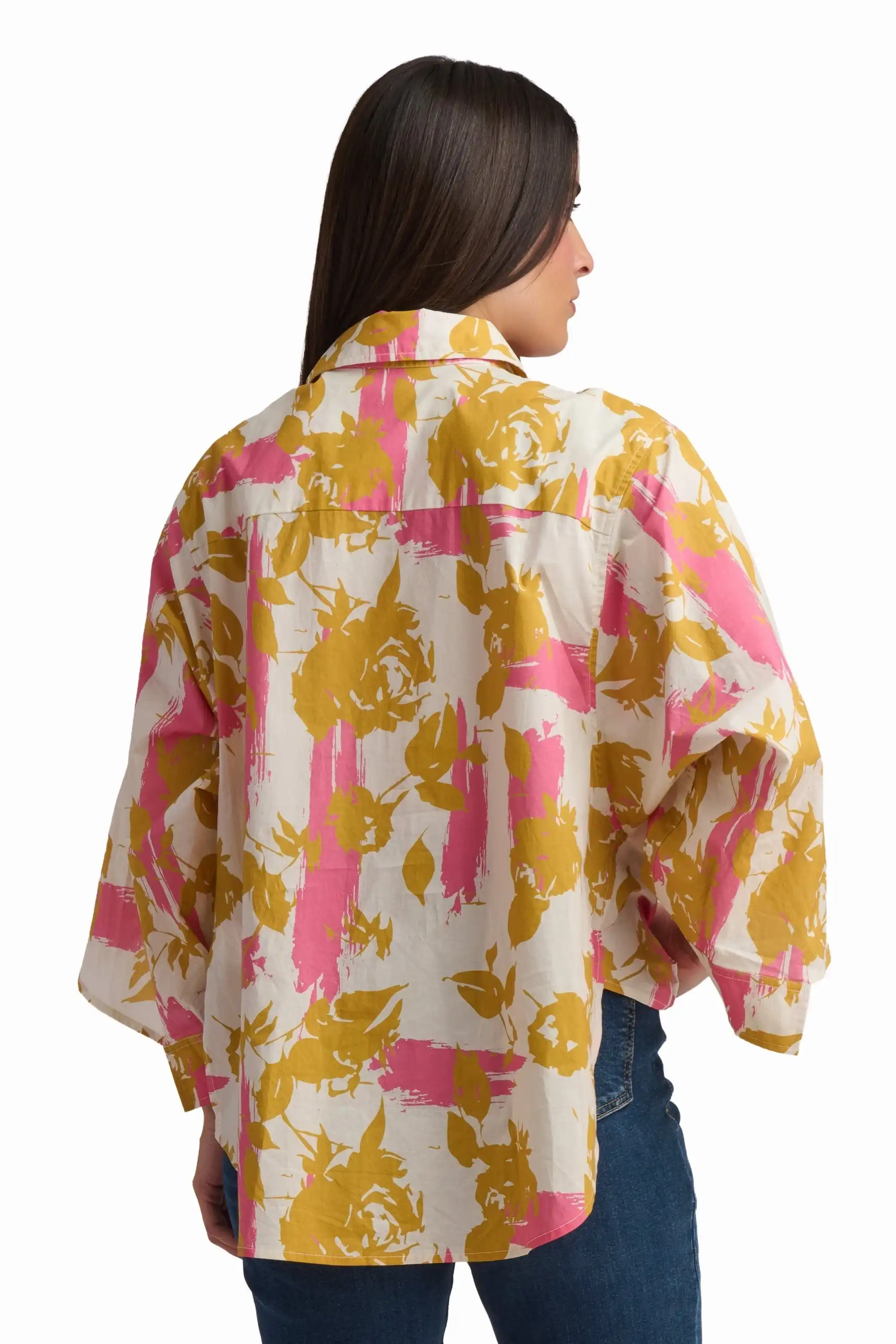 Golden Aura Cotton Shirt - Image 4