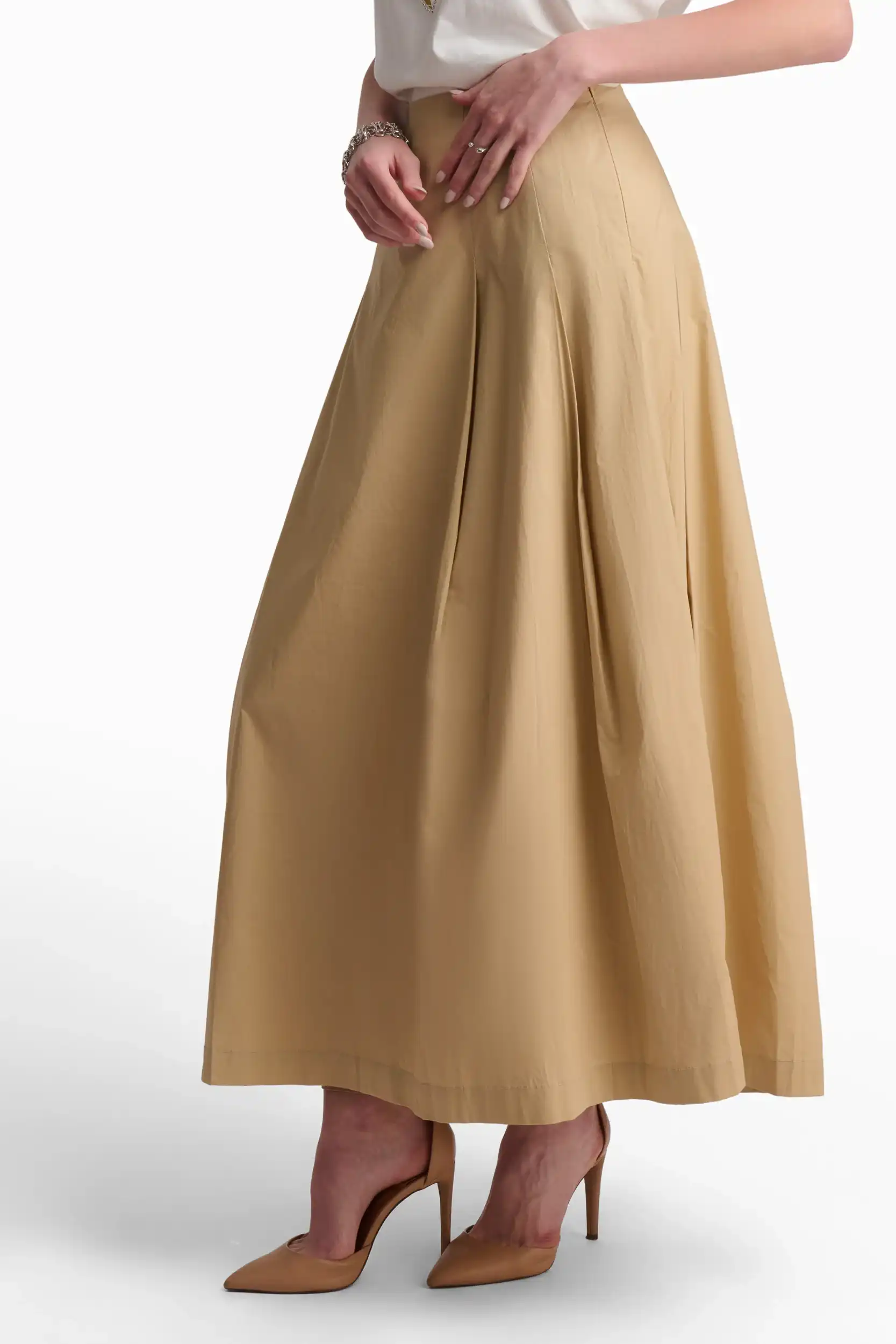 Beige Essence Maxi Skirt - Image 4