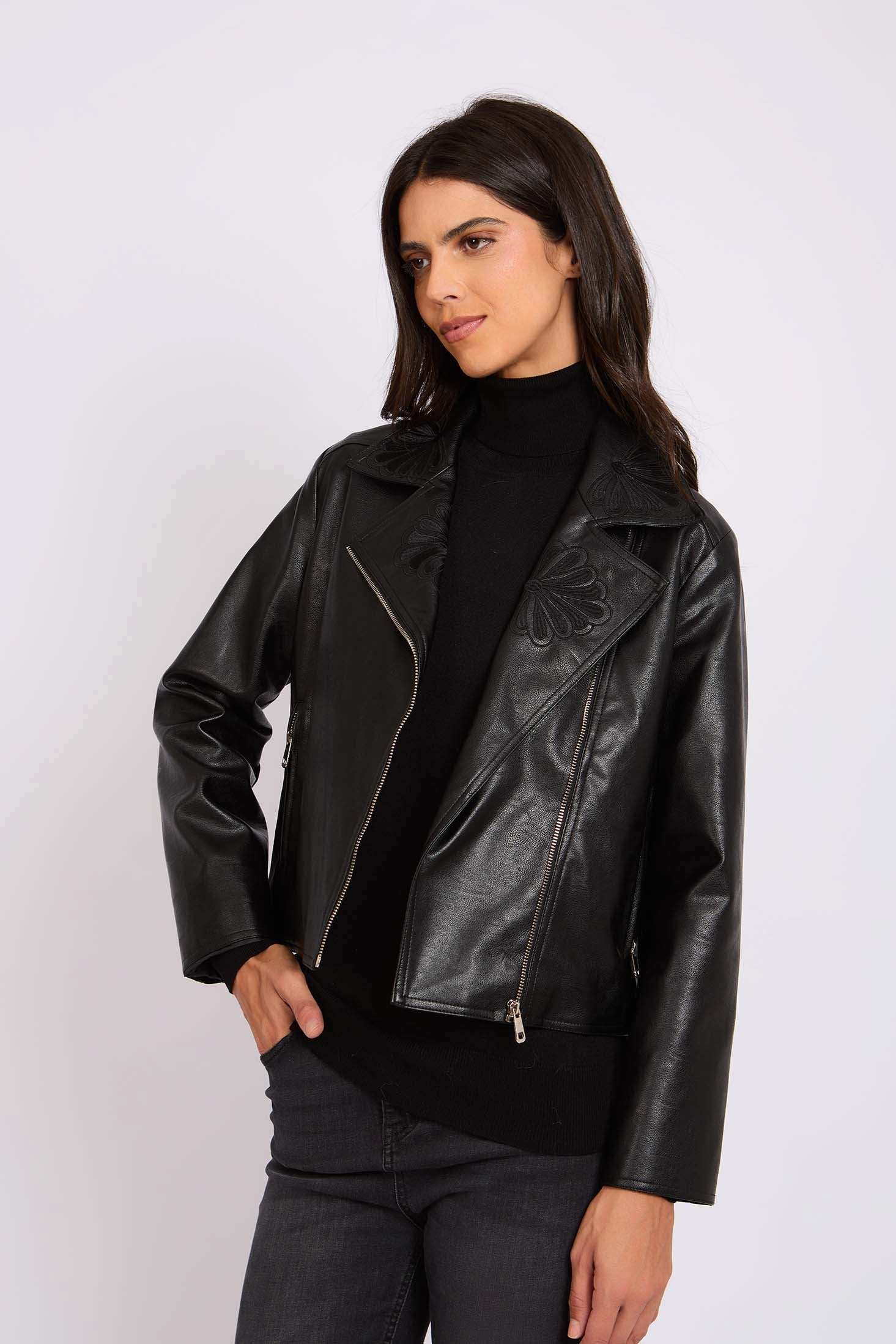 Women Regular Fit Jacket Black - Image 3