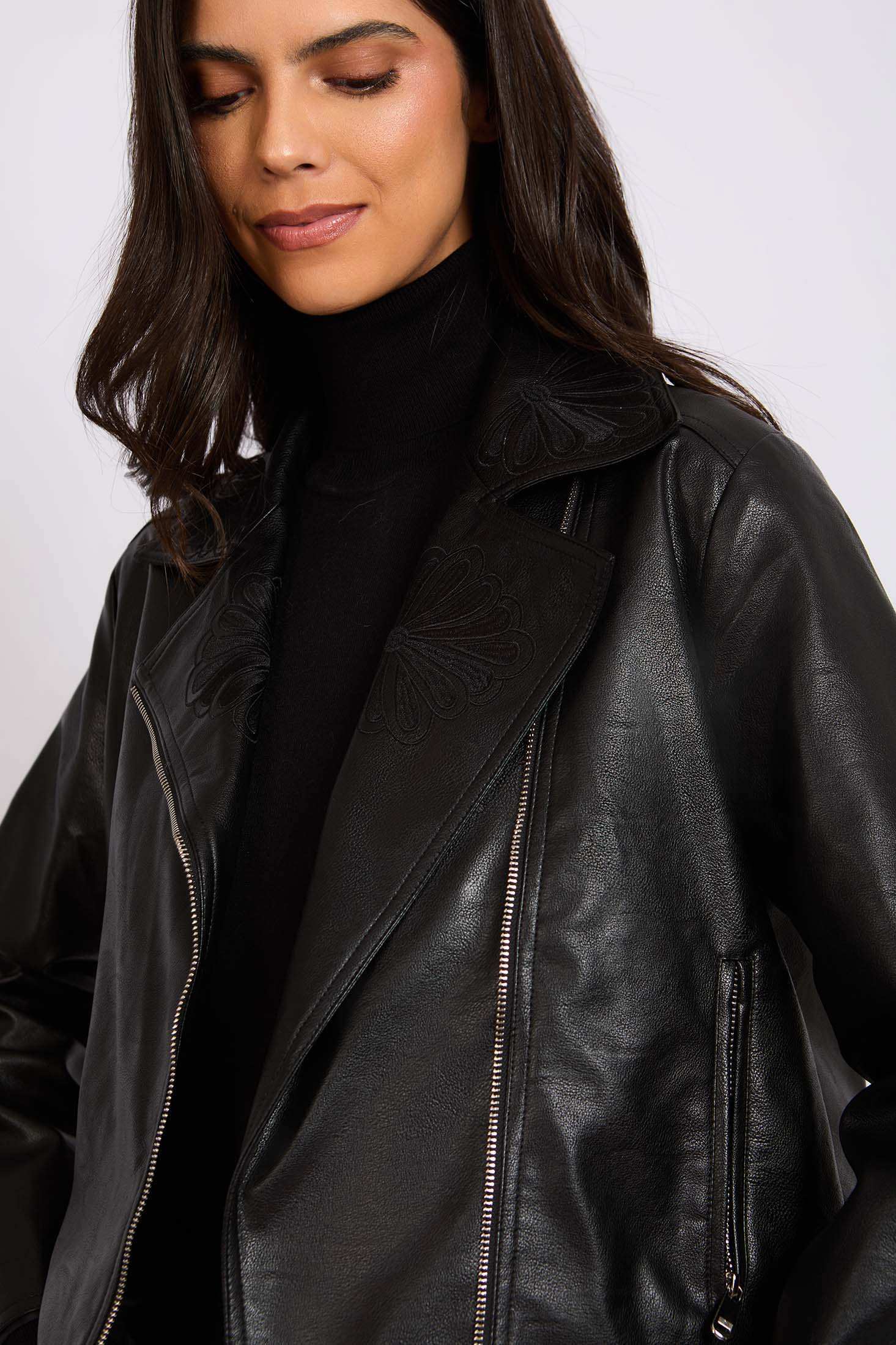 Women Regular Fit Jacket Black - Image 4