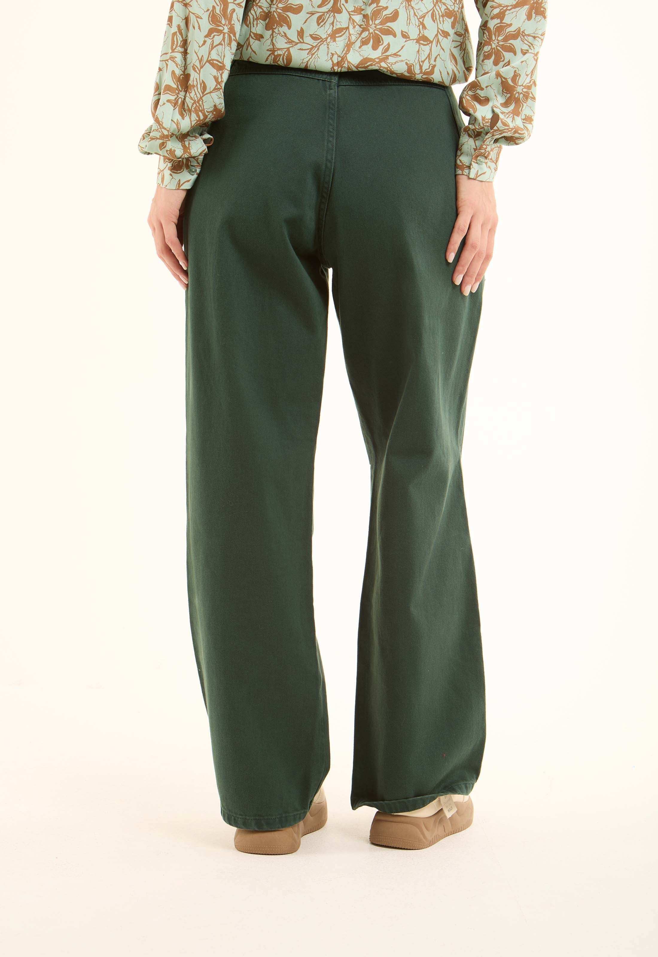 Structured Utility Wide-Leg Pants - Image 5