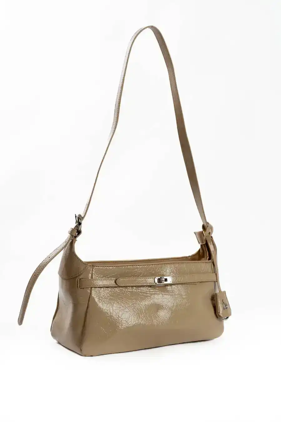 Sleek Minimalist Textured Shoulder-Bag - Image 3